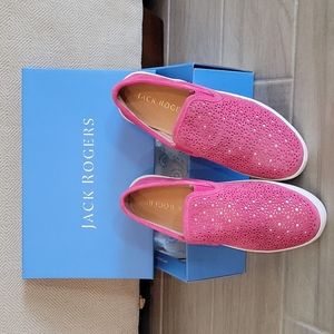 Jack Rogers Pink Ronnie Slip On Sneaker